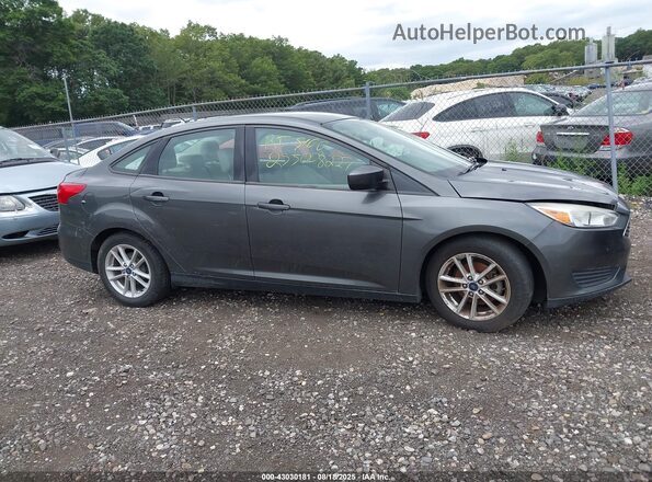 1FADP3F29JL279784 2018 FORD FOCUS Gray Instrument cluster view