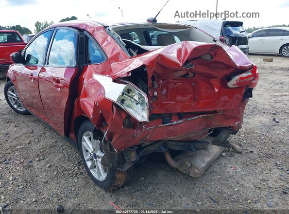 1FADP3F29JL319037 2018 FORD FOCUS Red Front view