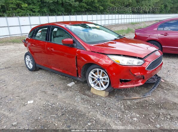 1FADP3F29JL319037 2018 FORD FOCUS Red Front right