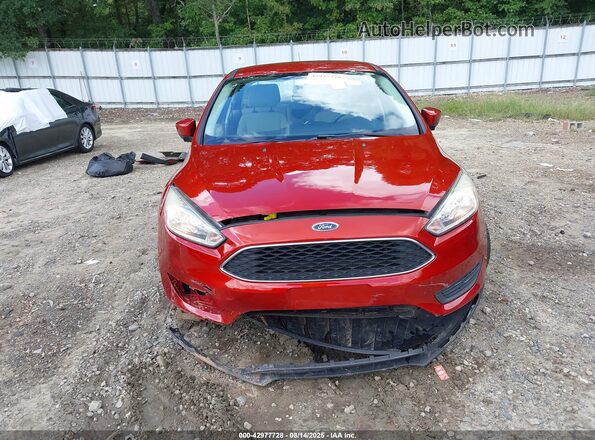1FADP3F29JL319037 2018 FORD FOCUS Red Rear interior view