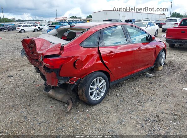1FADP3F29JL319037 2018 FORD FOCUS Red Rear right