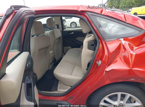 1FADP3F29JL319037 2018 FORD FOCUS Red VIN sticker view