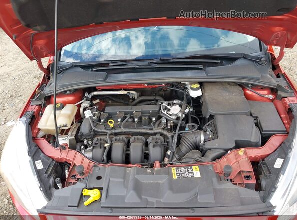 1FADP3F29JL319037 2018 FORD FOCUS Red Rear view