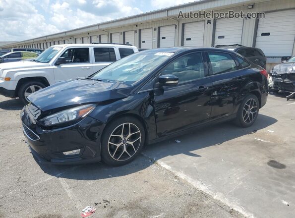 1FADP3H24JL250139 2018 FORD FOCUS Черный Передняя левая четверть