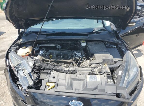 1FADP3H24JL250139 2018 FORD FOCUS Черный Вид задней части салона