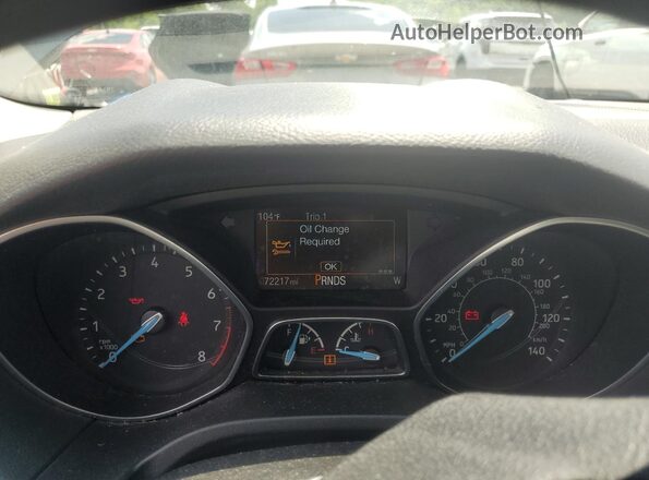 1FADP3H24JL250139 2018 FORD FOCUS Черный Вид щитка приборов