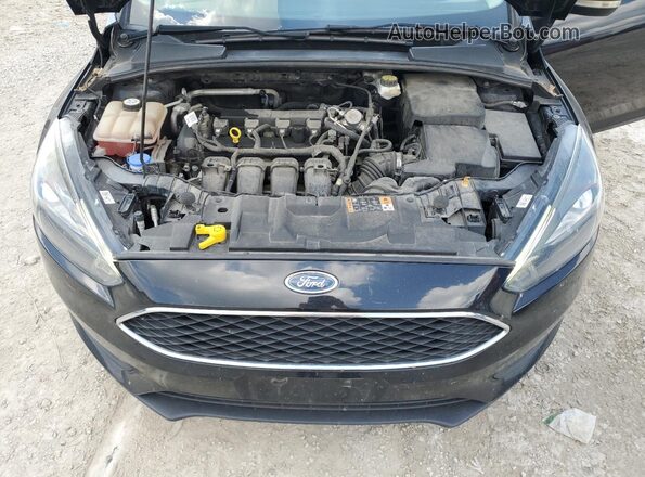 1FADP3H25JL223385 2018 FORD FOCUS Black ძრავის განყოფილების ხედი