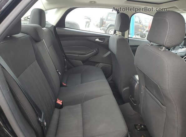 1FADP3H25JL223385 2018 FORD FOCUS Black უკანა სალონის ხედი