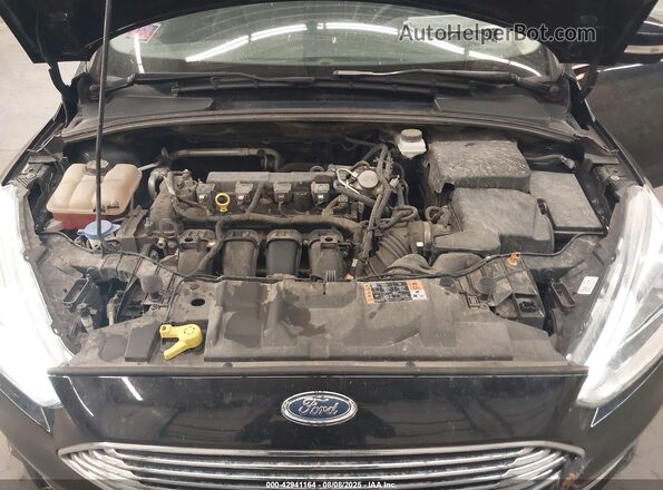 1FADP3J23JL312723 2018 FORD FOCUS Black Widok z tyłu