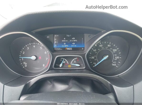 1FADP3J25JL273391 2018 FORD FOCUS Черный Вид задних сидений