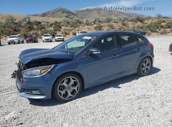 1FADP3L99JL293590 2018 FORD FOCUS Blue Vista tres cuartos delantera izquierda