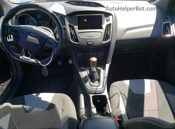 1FADP3L99JL293590 2018 FORD FOCUS Blue Vista del salpicadero