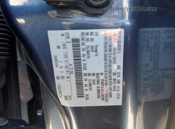 1FADP3L99JL293590 2018 FORD FOCUS Blue Vista del compartimento del motor