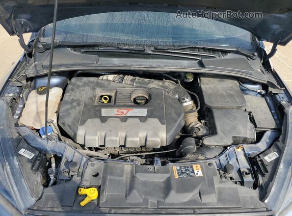1FADP3L9XJL258086 2018 FORD FOCUS Синий Вид задней части салона