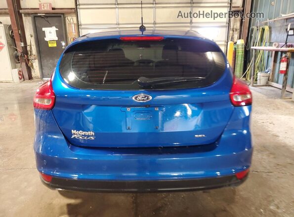 1FADP3M25JL285651 2018 FORD FOCUS Blue Rear view