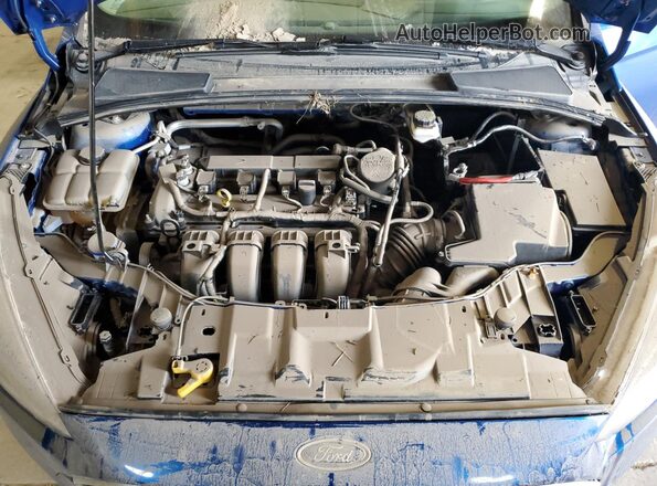 1FADP3M25JL285651 2018 FORD FOCUS Blue Engine compartment view