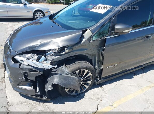 1FADP5DU4JL101524 2018 FORD C-MAX Gray Front view