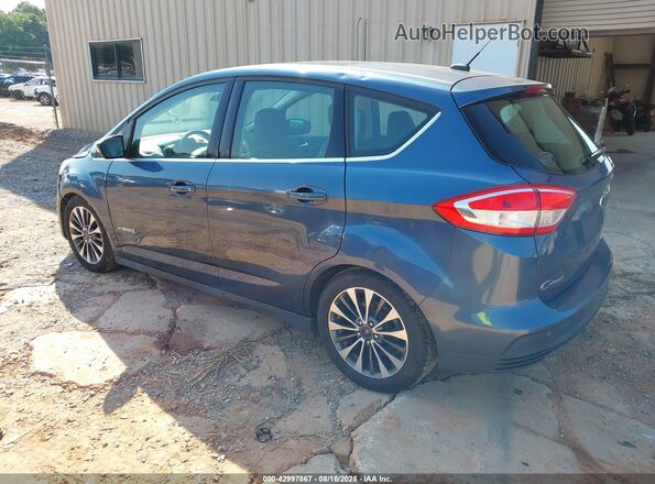 1FADP5DU7JL102490 2018 FORD C-MAX HYBRID Синий Задняя левая четверть