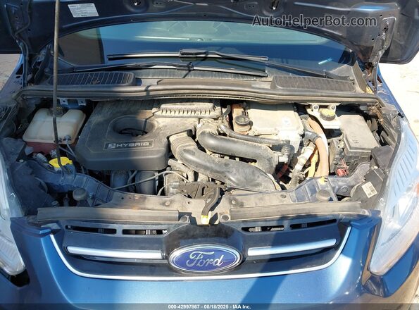 1FADP5DU7JL102490 2018 FORD C-MAX HYBRID Синий Вид сзади