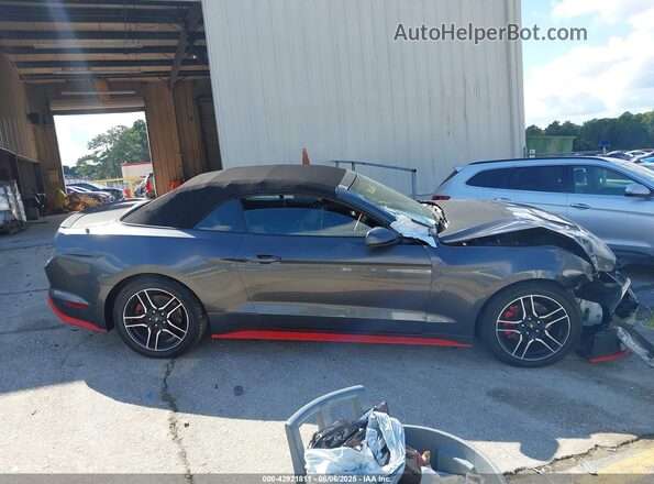 1FATP8UH0J5110242 2018 FORD MUSTANG Серый Вид задней части салона