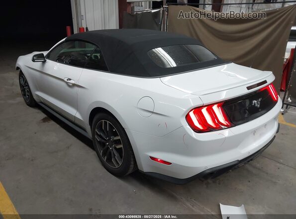 1FATP8UH1J5145274 2018 FORD MUSTANG White Задня ліва чверть