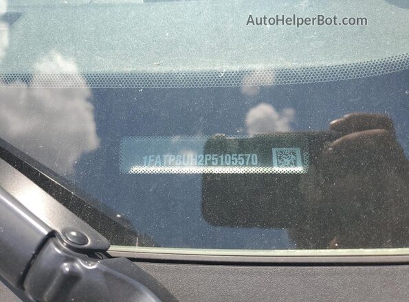 1FATP8UH2P5105570 2023 FORD MUSTANG Серый Вид подкапотного пространства