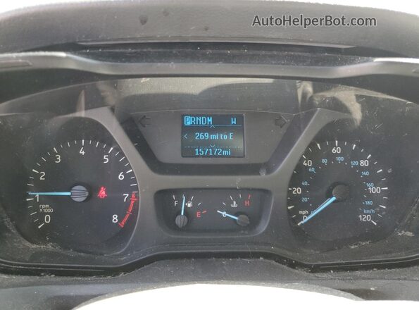 1FBZX2YM0JKA90122 2018 FORD TRANSIT White Instrument cluster view