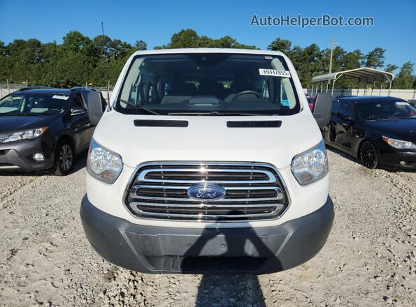 1FBZX2ZM1JKA29120 2018 FORD TRANSIT White Widok z przodu