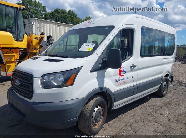 1FDZK1CM5JKA06044 2018 FORD TRANSIT-150 White წინა მარცხენა ხედი სამი მეოთხედიდან