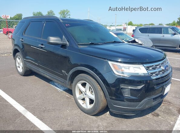 1FM5K7B81JGC63470 2018 FORD FORD EXPLORER Black Передня права чверть