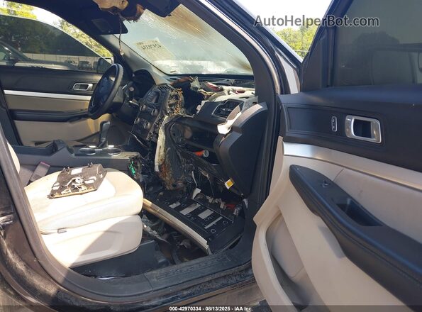 1FM5K7B81JGC63470 2018 FORD FORD EXPLORER Black Вид салону спереду