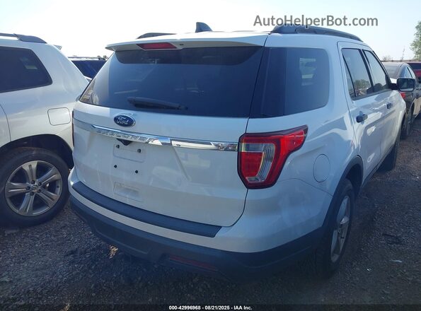 1FM5K7B87JGA98444 2018 FORD FORD EXPLORER White უკანა მარჯვენა