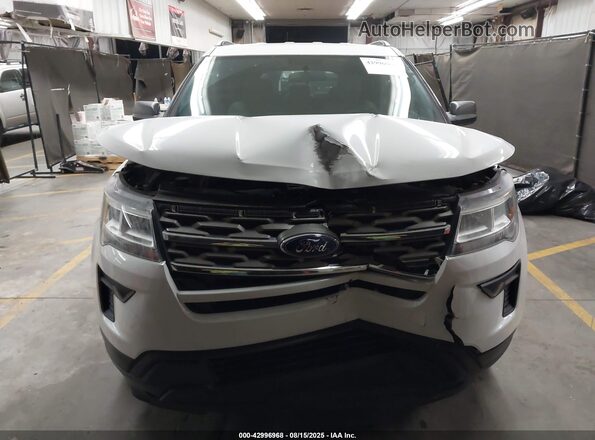 1FM5K7B87JGA98444 2018 FORD FORD EXPLORER White ხელსაწყოთა პანელის ხედი