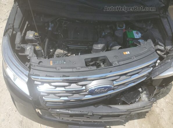 1FM5K7B89JGA96193 2018 FORD FORD EXPLORER Black Вид підкапотного простору