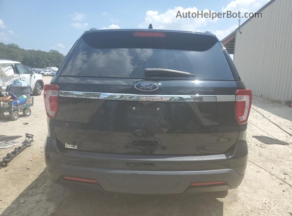 1FM5K7B89JGA96193 2018 FORD FORD EXPLORER Black Вид ззаду