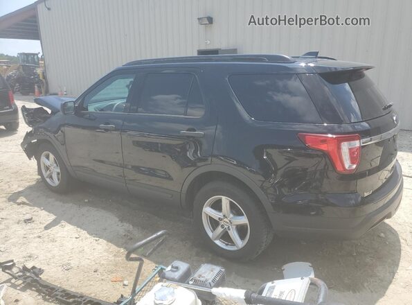 1FM5K7B89JGA96193 2018 FORD FORD EXPLORER Black Задня ліва чверть