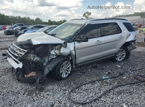 1FM5K7D80JGA86889 2018 FORD FORD EXPLORER Серебряный Передняя левая четверть