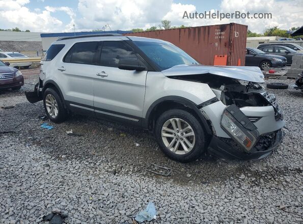 1FM5K7D80JGA86889 2018 FORD FORD EXPLORER Серебряный Передняя правая четверть