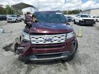 2018 Ford Explorer Xlt Burgundy vin: 1FM5K7D84JGC31027