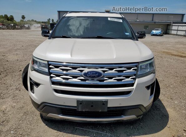 1FM5K7D84JGC54114 2018 FORD FORD EXPLORER White წინა ხედი