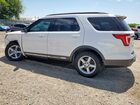 2018 Ford Explorer Xlt White vin: 1FM5K7D84JGC54114