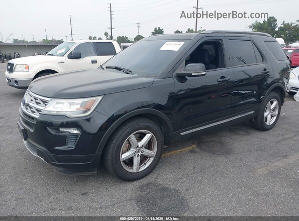 1FM5K7D85JGA68646 2018 FORD FORD EXPLORER Черный Передняя левая четверть