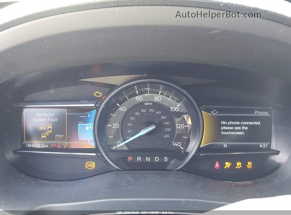 1FM5K7D89JGC26440 2018 FORD FORD EXPLORER Black Vista de los asientos traseros