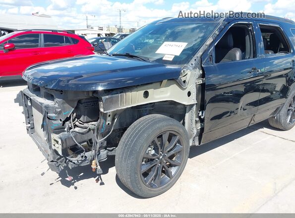 1FM5K7D89JGC26440 2018 FORD FORD EXPLORER Black Vista frontal