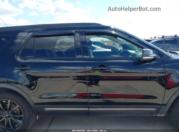 1FM5K7D89JGC26440 2018 FORD FORD EXPLORER Black Vista interior de 360 grados