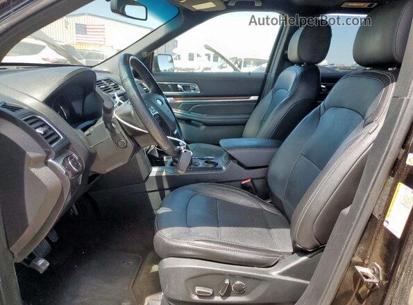 1FM5K7F81JGA15326 2018 FORD FORD EXPLORER Черный Вид салона спереди