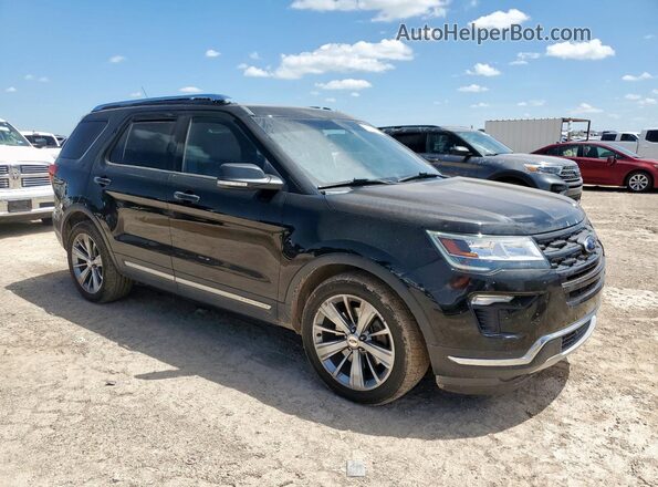 1FM5K7F81JGA15326 2018 FORD FORD EXPLORER Черный Передняя правая четверть