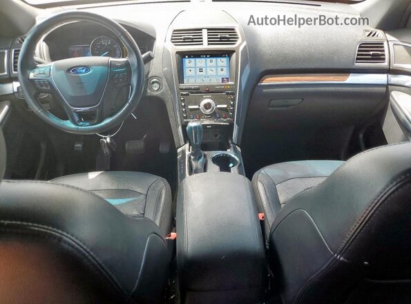 1FM5K7F81JGA15326 2018 FORD FORD EXPLORER Черный Вид панели приборов