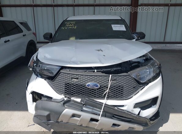 1FM5K8AB8SGA03023 2025 FORD POLICE INTERCEPTOR Белый Вид щитка приборов
