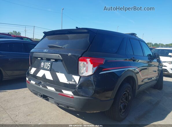 1FM5K8AB9RGA61877 2024 FORD POLICE INTERCEPTOR Черный Задняя правая четверть